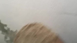 Quick head in wash house bathroom