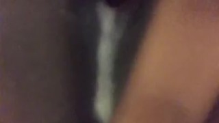 Fingering creamy pussy