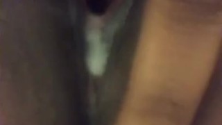 Fingering creamy pussy