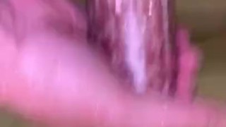 Busting a huge load in the shower