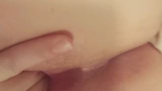 Barely legal teen plays with pussy