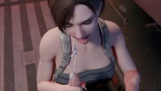 Jill Valentine Hentai - Handjob Cumshot