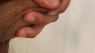 Teen Jerking off in the shower with cumshot