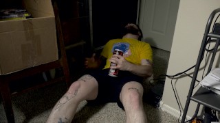 trying out the new Four Loko Fleshlight