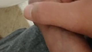 Morning glory and hard piss in wc (verified user)