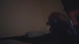 Oozing warm cum all over my cock