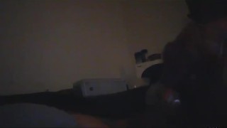 Oozing warm cum all over my cock