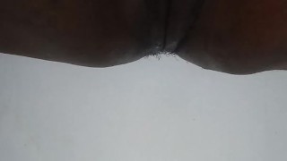 Rubbing my fat wet pussy