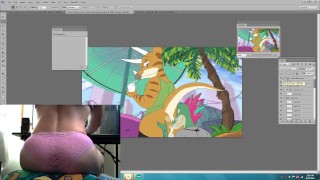 Femboy game dev stream- triceratops butt sniffin'~ (fap at 01:04:06)