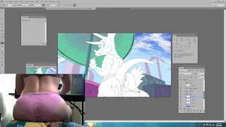 Femboy game dev stream- triceratops butt sniffin'~ (fap at 01:04:06)