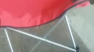 POV SMOKING OUTSIDE (ALMOST CAUGHT!)