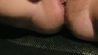 Masterbating and squirting in my car with help from a friend!