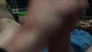 Cum gushing white cock