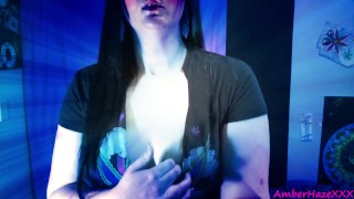 Mistress Gets you Stoned & Makes You Suck Cock for Her