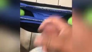 Cumming in a hotel