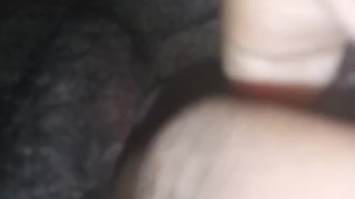 Playing with my hairy pussy and my swollen clit
