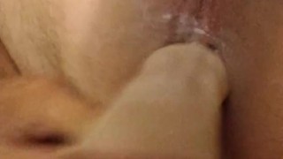 Dildo stuffing my ass