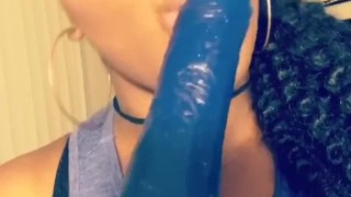 Bbq sucks 10inch dick