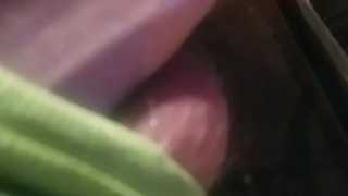 Chubby daddy playing with his cock