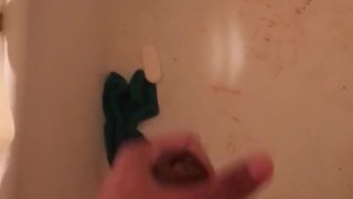 Young male busting BIG LOAD, thinking about ebony milf.