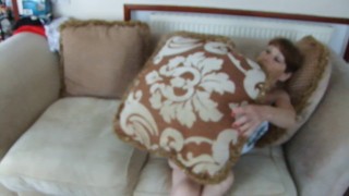 Seeeeex With My Pillow With A Nightdress! Seducing Youuuu!