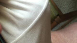 Showing Opium Underwear and teasing dick