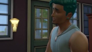Public Toilet, Park Cruising 3 Hot guys fuck one twink - Sims 4 LuckySleazy