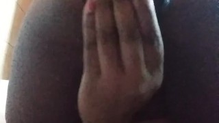 Ebony Does Anal With Dildo For The First Time