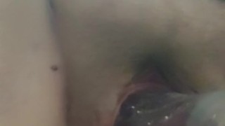 Bbw teen gaping pussy