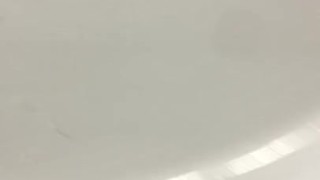 Nutting in my friends bathroom?