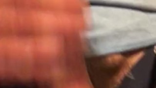 Jerking off a good hard on