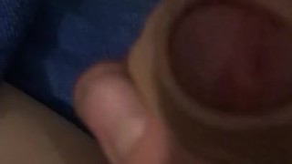 Waking up my big white dick