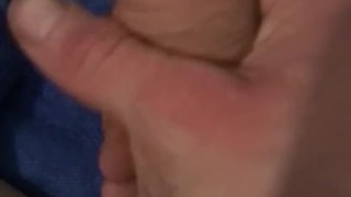 Waking up my big white dick