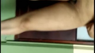 HALLWAY MASTURBATING MARIA GOT CAUGHT