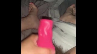 Playing with my pocket pussy MASSIVE CUMSHOT