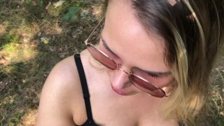 Real Risky Public Blowjob