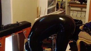 rubber gimp slave stretching exercises