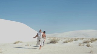 Casey Everett and Zario Travezz fuck in the desert heat