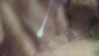Jacking off hard, and I cum harder, my cock was sore for the next few days