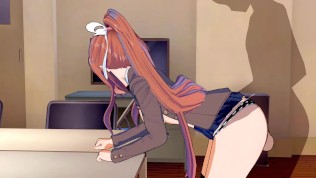 DDLC – Monika Sucks You Off After Creampie