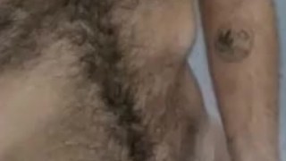 Wank at the bathroom mall