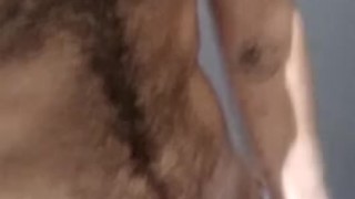 Wank at the bathroom mall