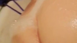 I play with my pussy in the bathroom