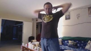 Stripping, Showing Off, and Wanking to Porn