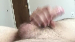 Man Masturbates Before Work - Massive Cumshot