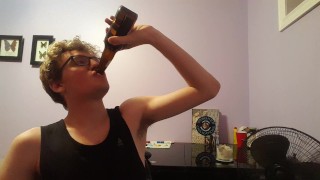 CRACKING A COLD ONE FOR PEWDIEPIE'S WEDDING (STRAIGHT DRAINED HER)