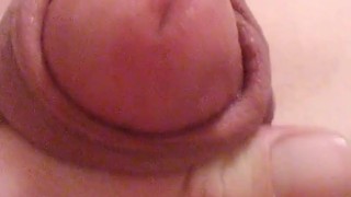 Naked Transgirl Leaking Sticky Pre-Cum