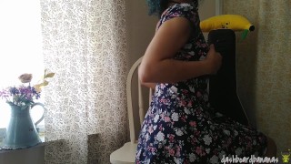 Hairy Amateur Fingering in a Sundress