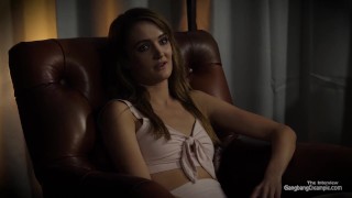 Skinny Nasty cock loving whore creampied