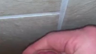 Dirty Young Male Jacks Off in Shower
